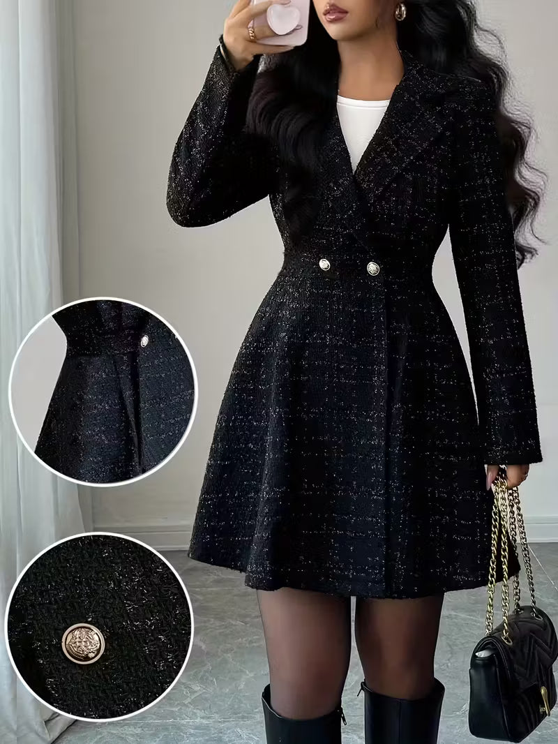 Blazer élégant pour femme, de couleur unie