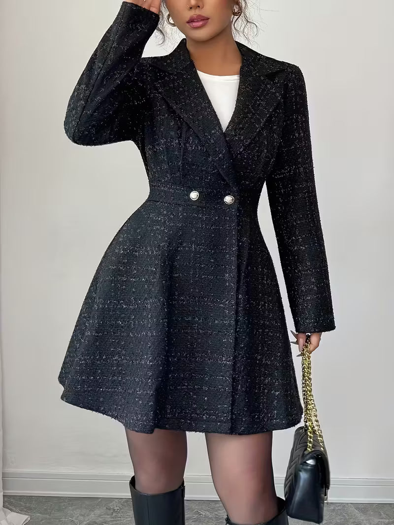 Blazer élégant pour femme, de couleur unie